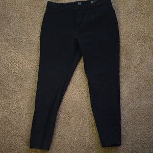 GAP Black Straight Leg Pants